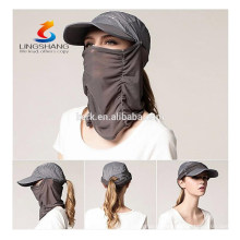 Sun UV protection outdoor magic cool face mask headwear multifunction fishing camping hat and cap